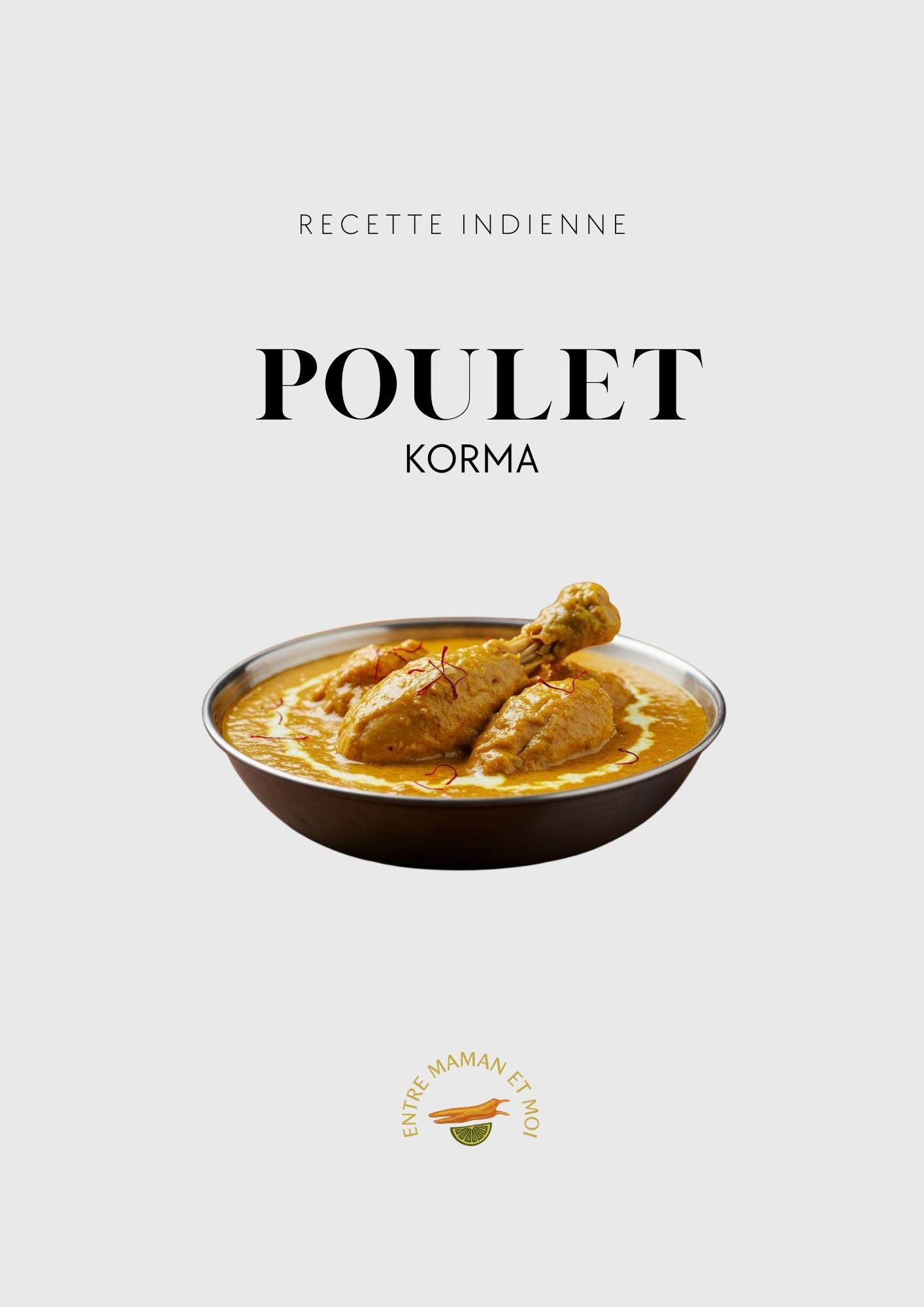 Poulet korma