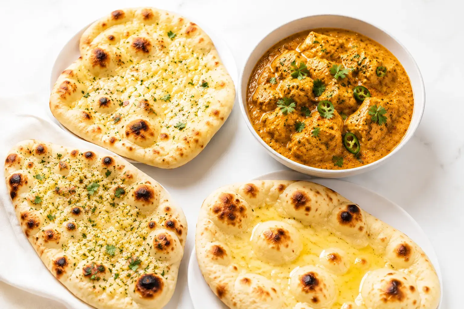 Naan & Poulet Korma