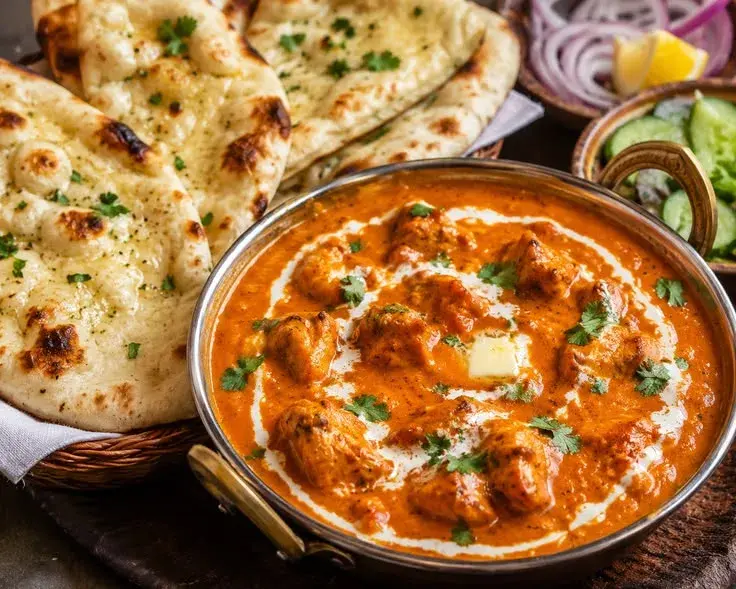 Butter chicken & Roti