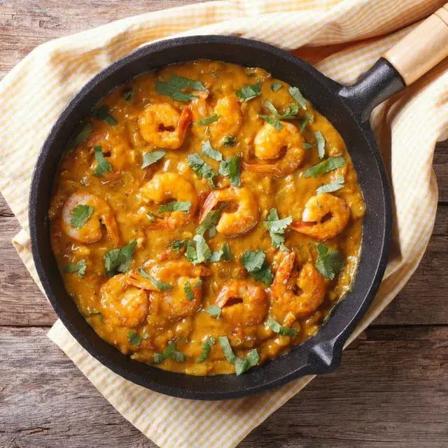 Gambas au Curry