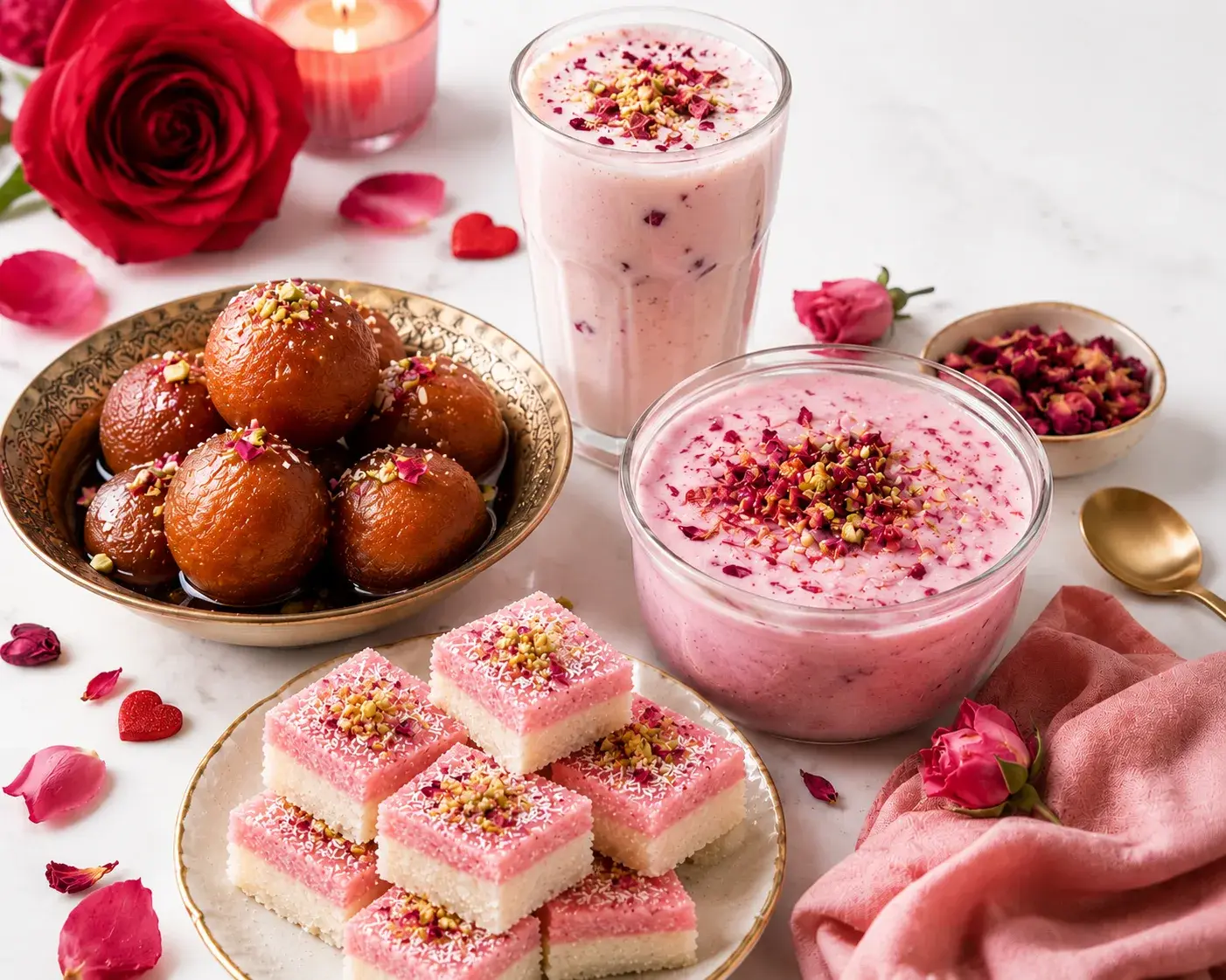 Goûter indien spécial Saint-Valentin